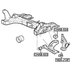 Mounting Control Trailing Arm - FEBEST CHAB023