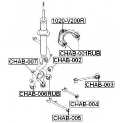 Mounting Control Trailing Arm - FEBEST CHAB001RUB
