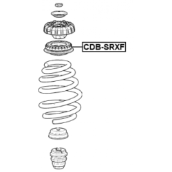 Rolling Bearing Suspension Strut Support Mount - FEBEST CDBSRXF