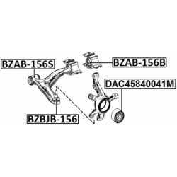 Mounting Control Trailing Arm - FEBEST BZAB156B