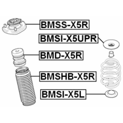 Spring Seat - FEBEST BMSIX5UPR