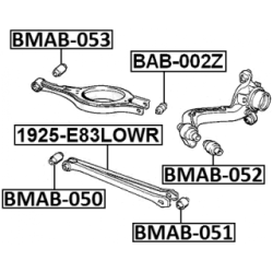 Mounting Control Trailing Arm - FEBEST BMAB053