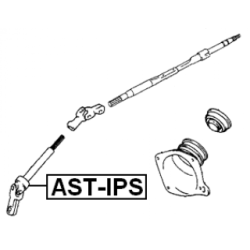 Steering Shaft - FEBEST ASTIPS