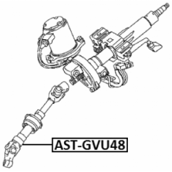 Steering Shaft - FEBEST ASTGVU48