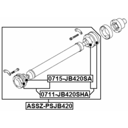 Propshaft Axle Drive - FEBEST ASSZPSJB420