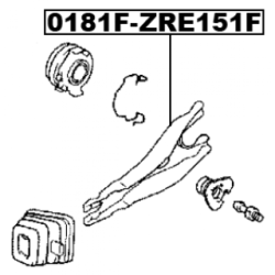 Release Fork Clutch - FEBEST 0181FZRE151