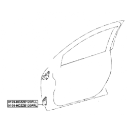 Door Hinge - FEBEST 0199HDZZE120FLL