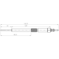 Glow Plug - FEBEST 03642001