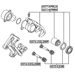 Brake Caliper - FEBEST 0577KFRLH