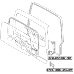 Door Hinge - FEBEST 0799HBDSH413LOW