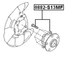 Wheel Hub - FEBEST 0882S13MF