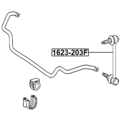 Link Coupling Rod Stabiliser Bar - FEBEST 1623203F