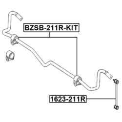 Link Coupling Rod Stabiliser Bar - FEBEST 1623211R