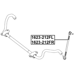 Link Coupling Rod Stabiliser Bar - FEBEST 1623212FL