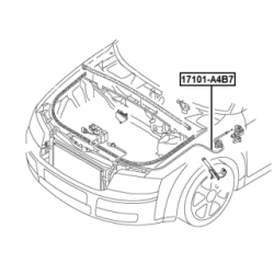 Bonnet Cable - FEBEST 17101A4B7