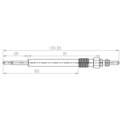 Glow Plug - FEBEST 17642002