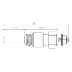 Glow Plug Auxiliary Heater - FEBEST 21642002