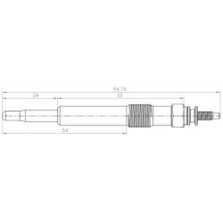 Glow Plug - FEBEST 21642003