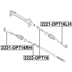 Tie Rod End - FEBEST 2221OPT16RH