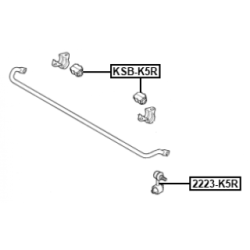 Link Coupling Rod Stabiliser Bar - FEBEST 2223K5R