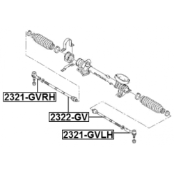 Tie Rod End - FEBEST 2321GVLH