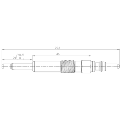 Glow Plug - FEBEST 23642001