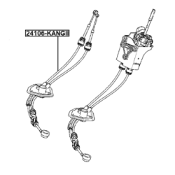 Cable Pull Manual Transmission - FEBEST 24106KANGII