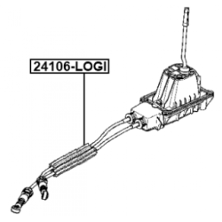 Cable Pull Manual Transmission - FEBEST 24106LOGI
