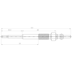 Glow Plug - FEBEST 25642011