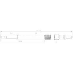 Glow Plug - FEBEST 28642001
