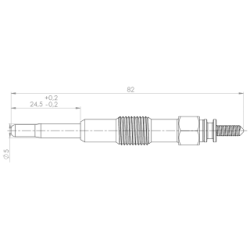 Glow Plug - FEBEST 28642004