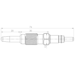 Glow Plug - FEBEST 28642005