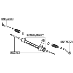 Tie Rod End - FEBEST 3521NL3LH