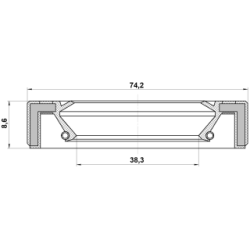 Shaft Seal Drive Shaft - FEBEST 95GBY40740909R