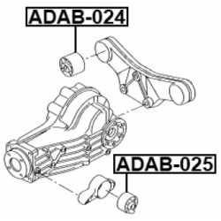 Mounting Differential - FEBEST ADAB024