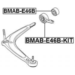 Mounting Control Trailing Arm - FEBEST BMABE46BKIT