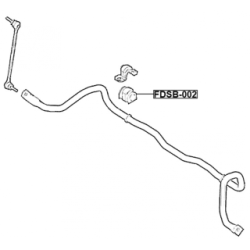 Link Coupling Rod Stabiliser Bar - FEBEST FDSB002