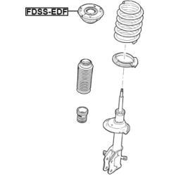 Suspension Strut Support Mount - FEBEST FDSSEDF