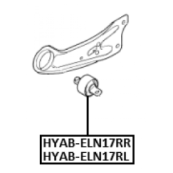 Mounting Control Trailing Arm - FEBEST HYABELN17RL