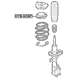 Rolling Bearing Suspension Strut Support Mount - FEBEST HYBSONF