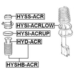 Rubber Buffer Suspension - FEBEST HYDACR