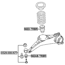 Rubber Buffer Suspension - FEBEST MZDTRBR