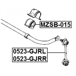 Mounting Stabiliser Bar - FEBEST MZSB015