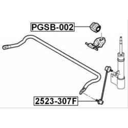 Mounting Stabiliser Bar - FEBEST PGSB002