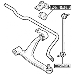 Mounting Stabiliser Bar - FEBEST PGSBM59F