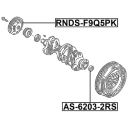 Belt Pulley Crankshaft - FEBEST RNDSF9Q5PK