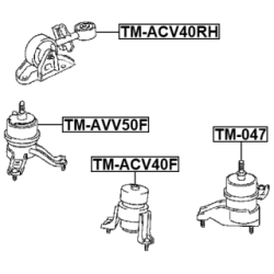 Mounting Engine - FEBEST TMAVV50F