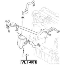Hose Crankcase Ventilation - FEBEST VLT001