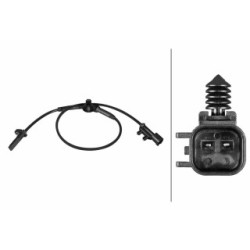 ABS Wheel Speed Sensor HELLA 6PU358216-461 for TESLA MODEL S