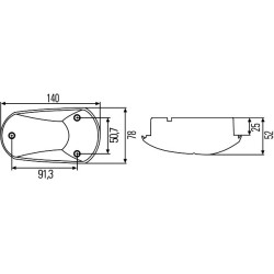 Auxiliary Side Indicator - HELLA 2BM 008 355-007 | OE I22L102312